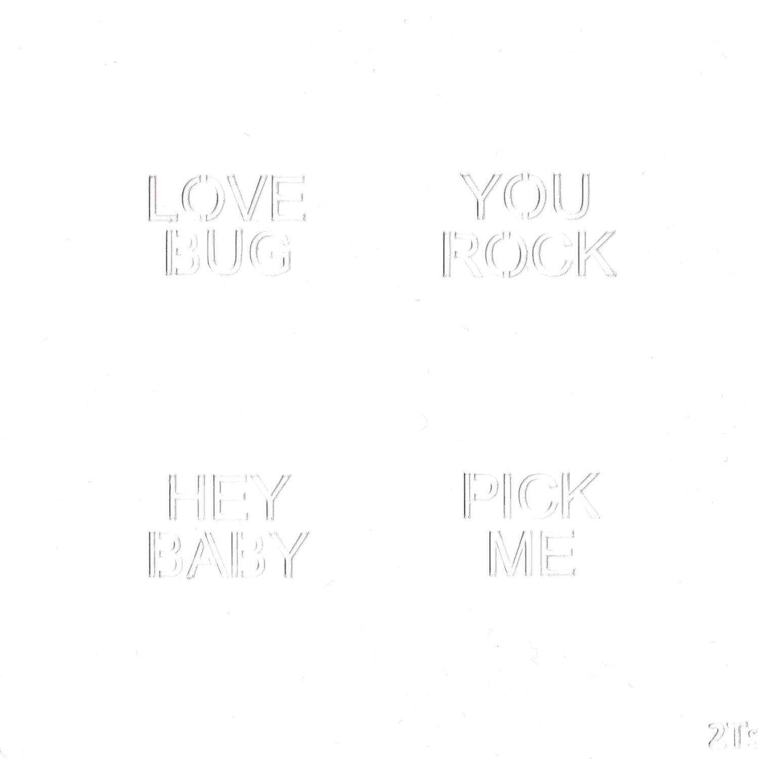 Love Bug Valentine Stencil