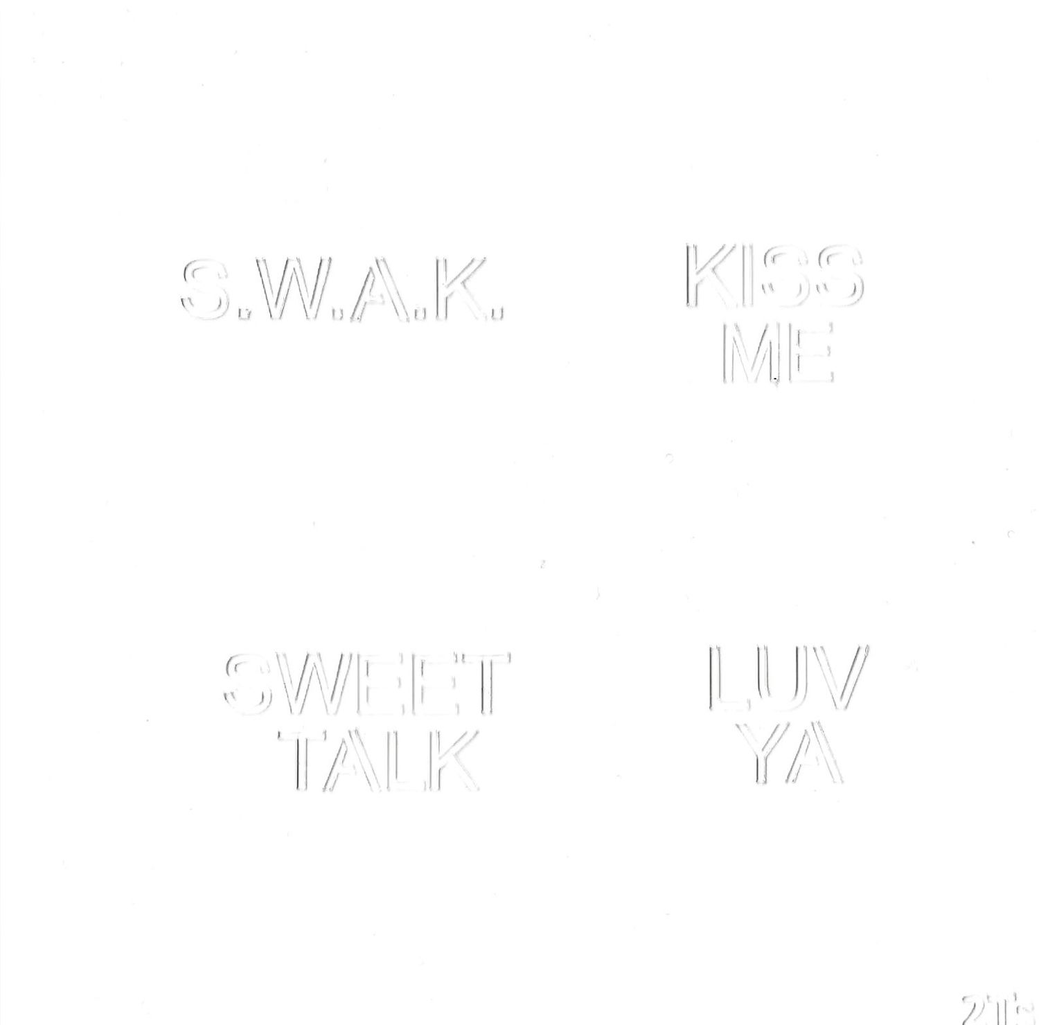 S.W.A.K. Valentine Stencil