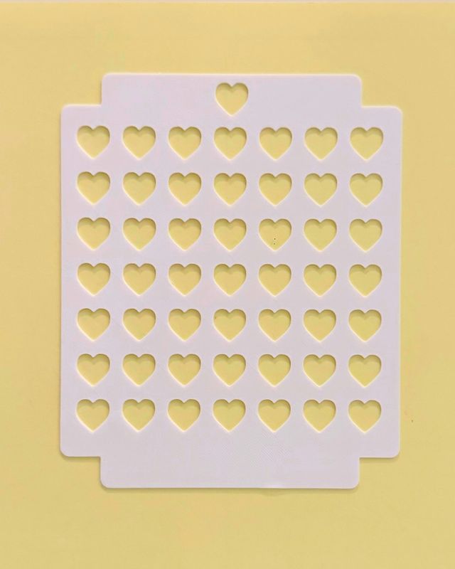 Jumbo Heart Sprinkle Stencil