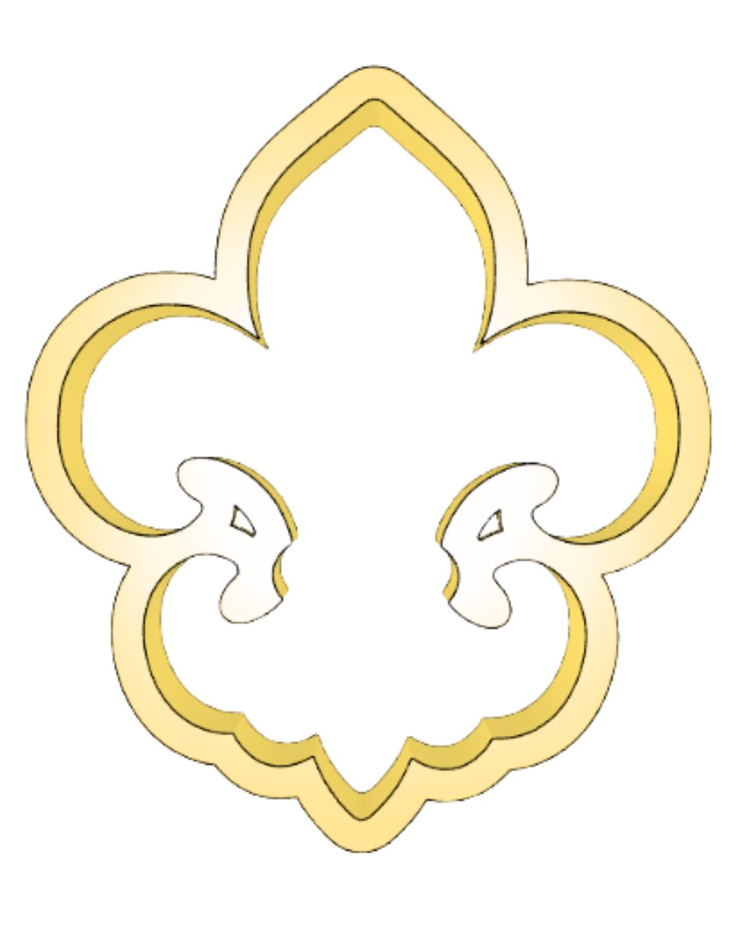Fleur de Lis Cutter 3.5"