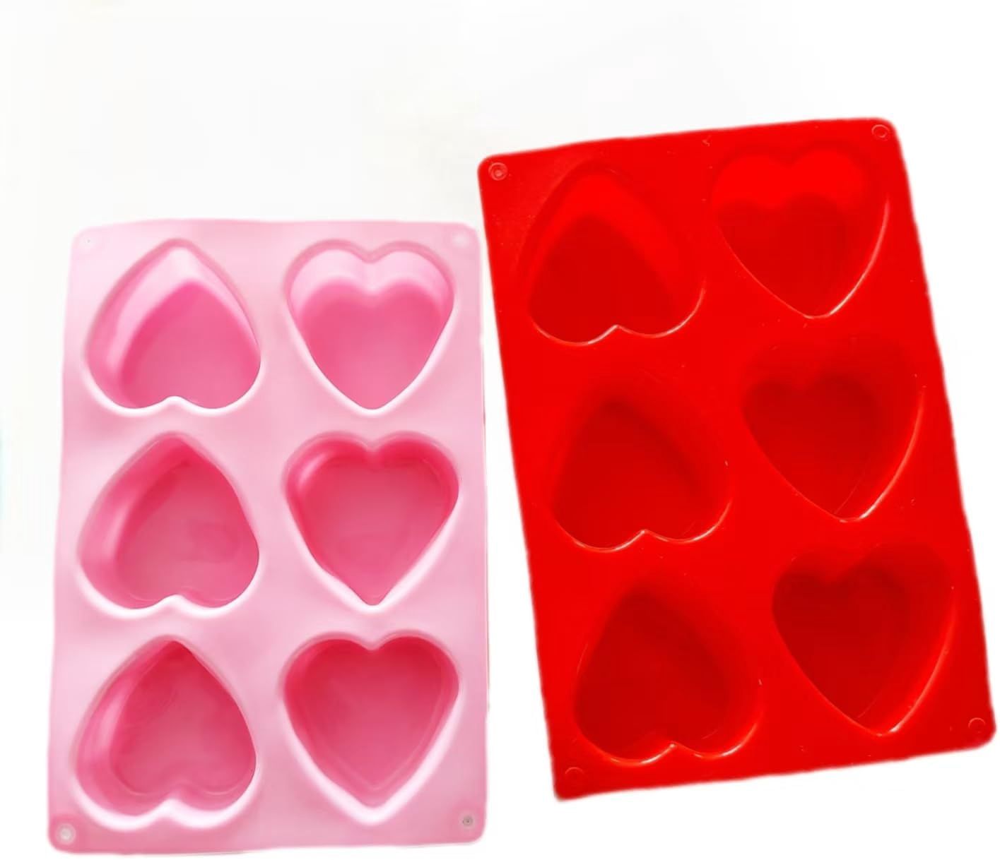 Heart Silicone Mold 6cav