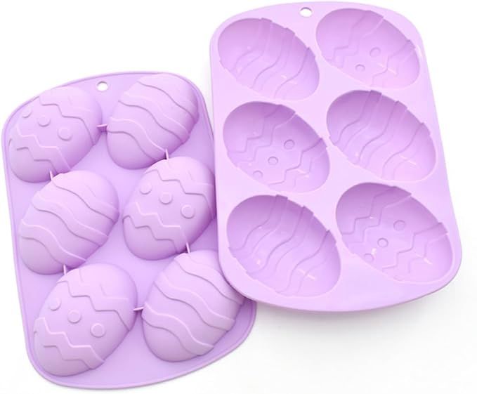 Easter Egg Silicone Mold 6cav