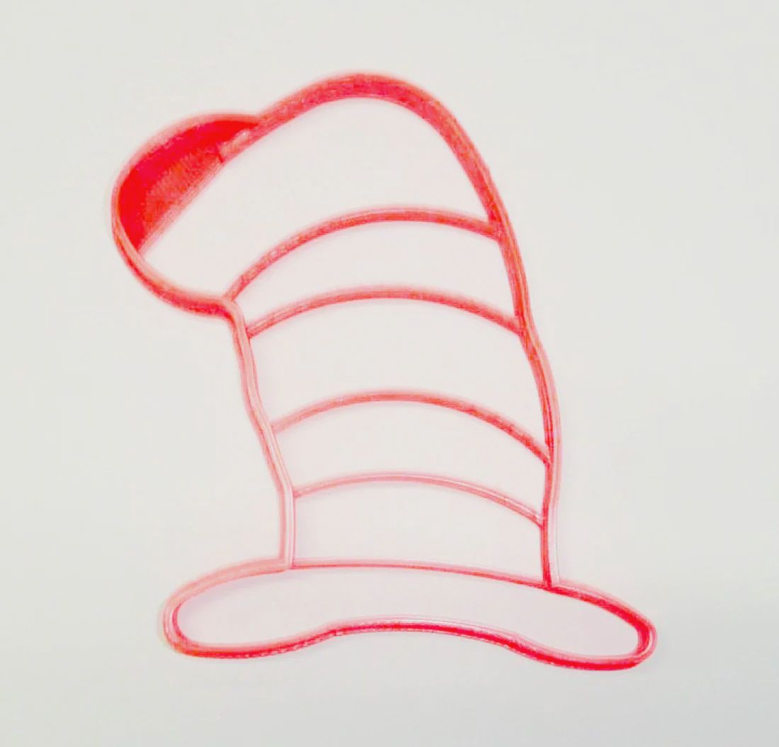 Floppy Striped Hat Cutter