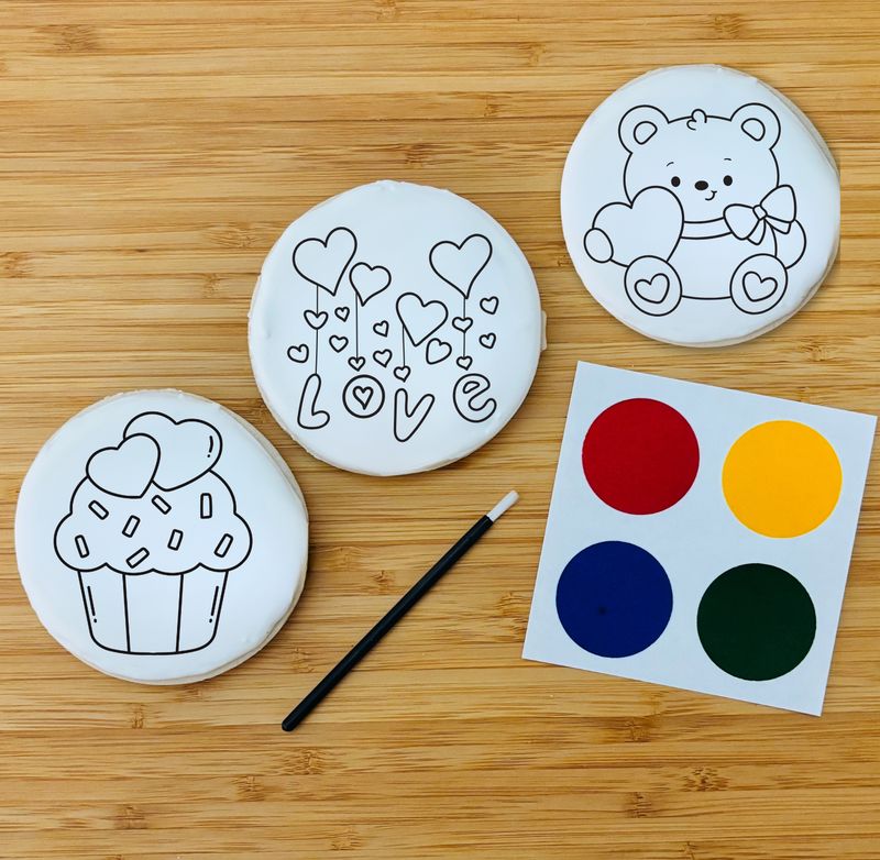 Valentine Paint Your Own Cookie Kit