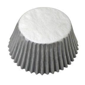 Matte Silver Baking Cups/40