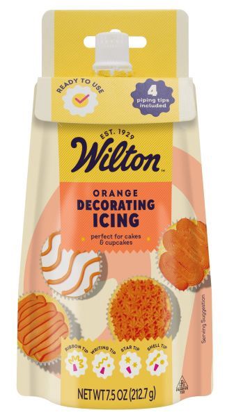 Orange Icing Pouch 7.5oz