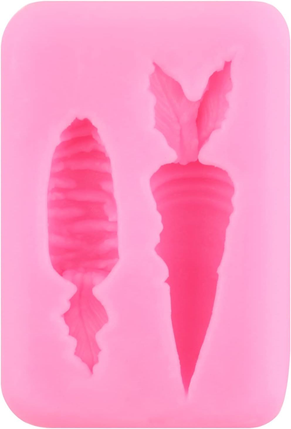 Carrot Silicone Mold 2 Cavity