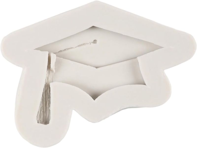 Grad Cap Silicone Mold Medium