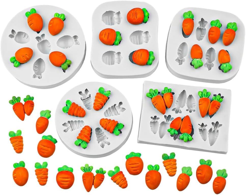Mini Carrot Assorted Silicone Mold