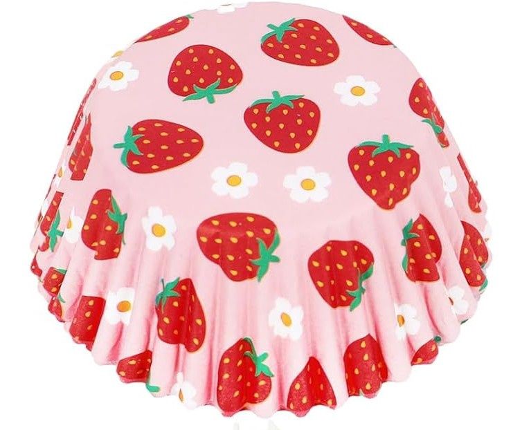 Strawberry Baking Cups 25pk