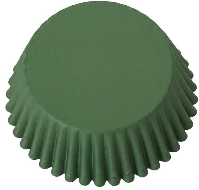 Forest Green Baking Cups 50pk
