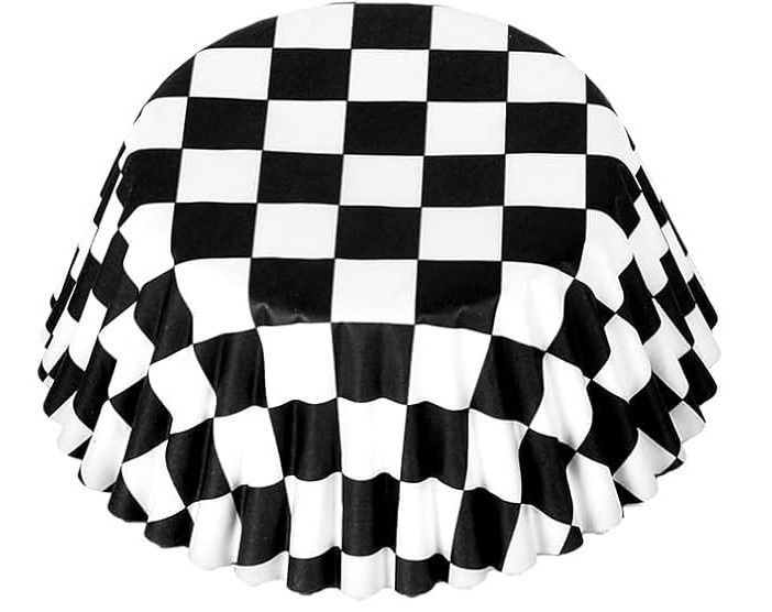 Checkered Baking Cups 25pk