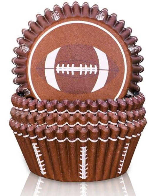 Football Baking Cups 25pk