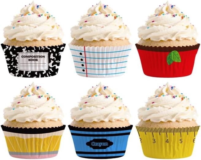 School Theme Baking Cups/25