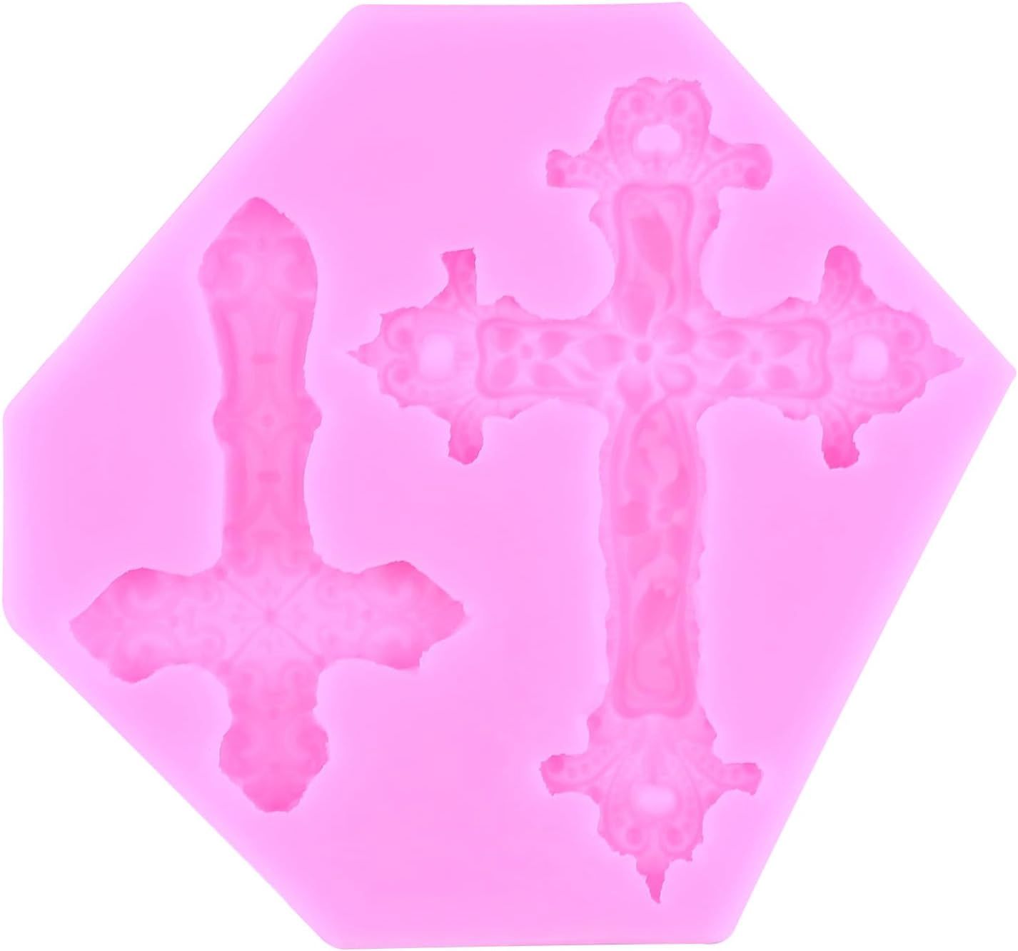 Crosses 2 Cav. Silicone Mold