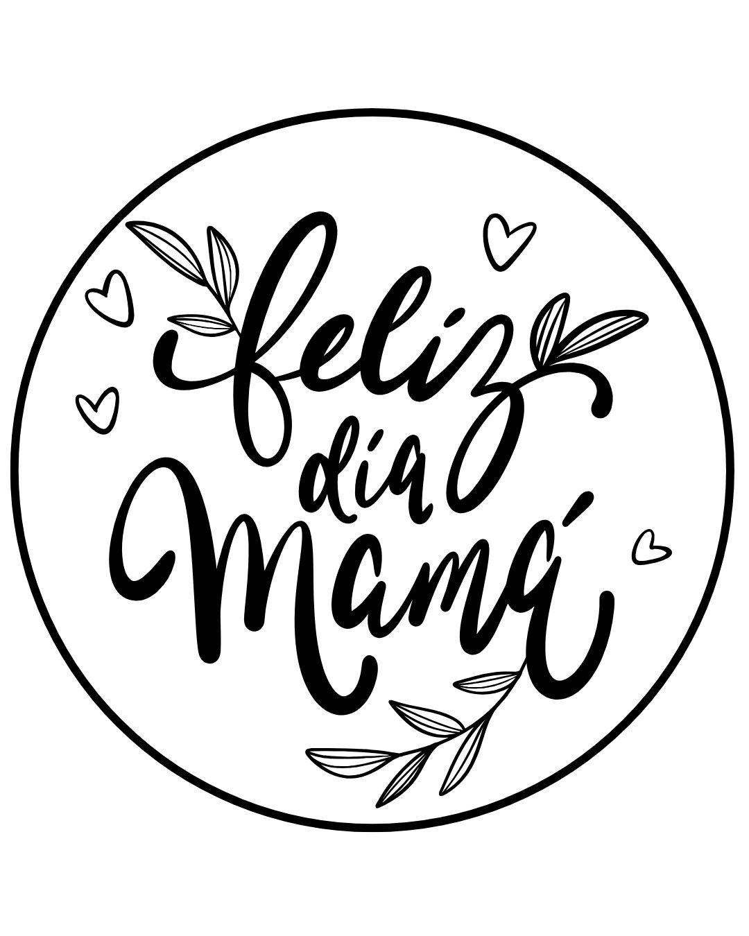 Feliz dia Mama Stamp