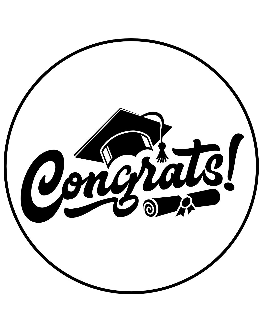 Congrats Graduate Stamp