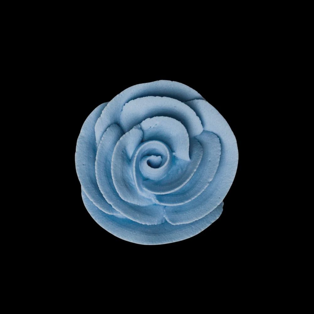 1.5" Classic Light Blue Roses 6pk