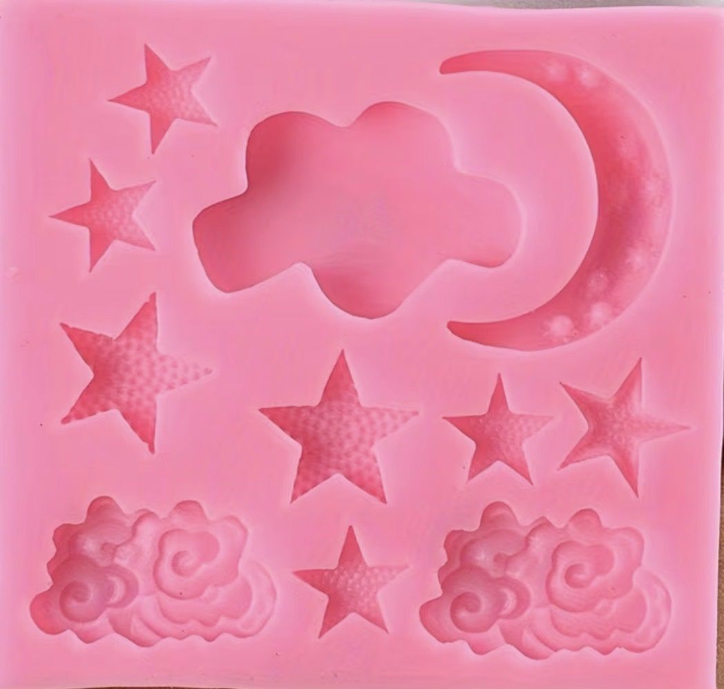 Moon Star Cloud Silicone Mold