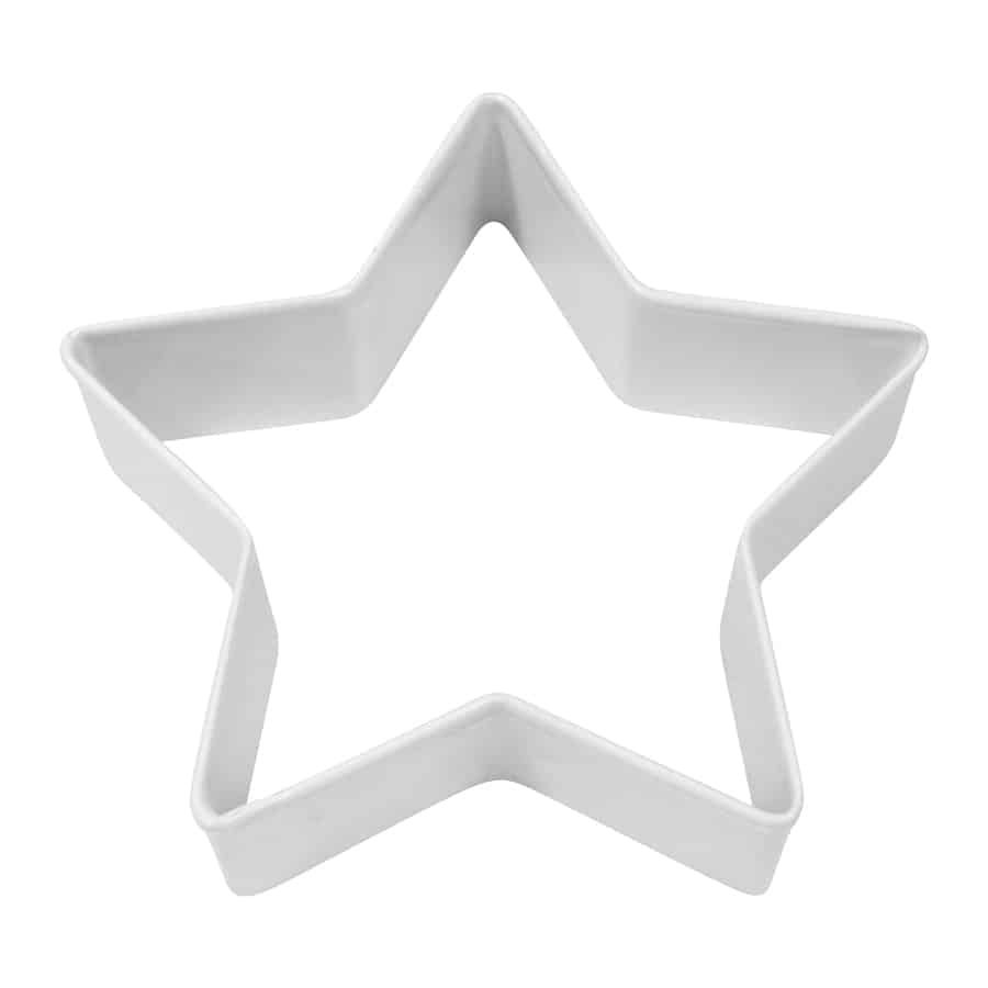 Star Cookie Cutter (White, 3.5")
