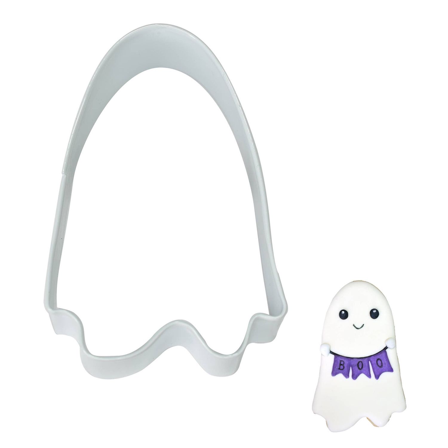 Ghost Cookie Cutter (White, 3.5")