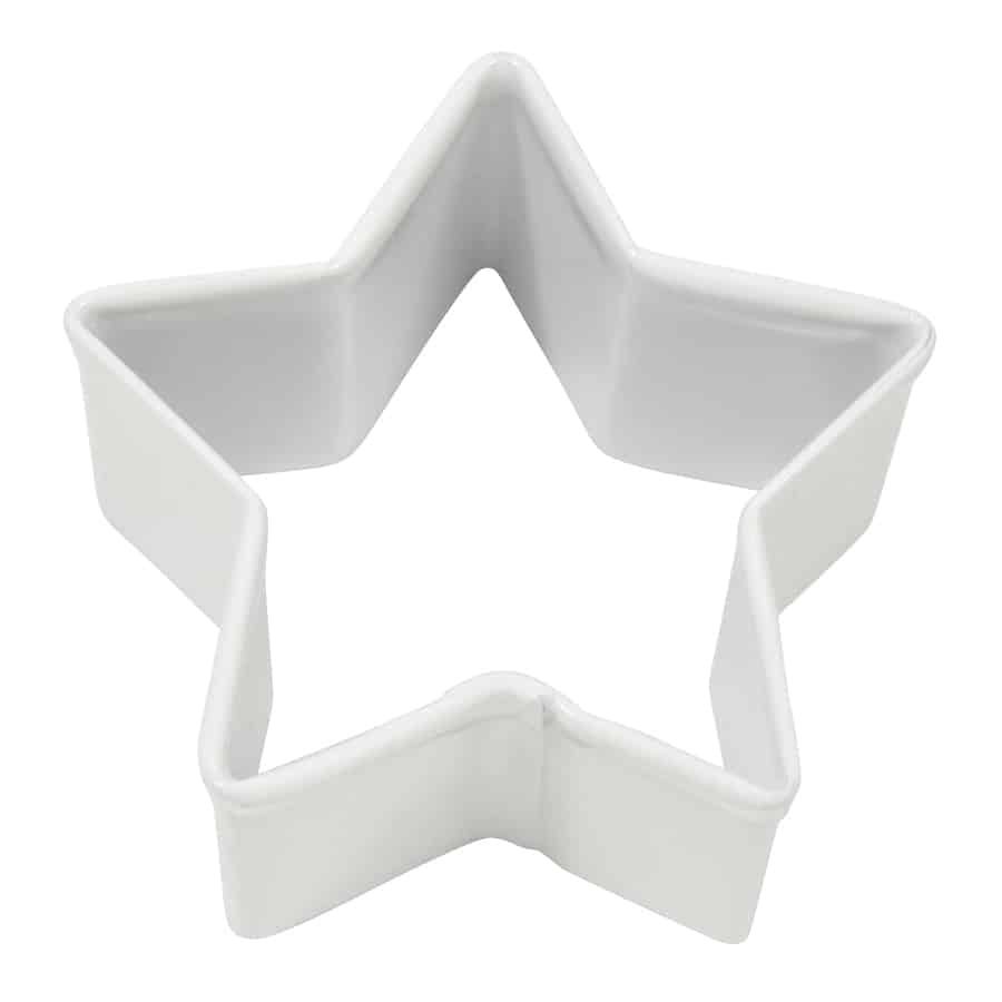 Mini Star Cookie Cutter (White, 1.5")