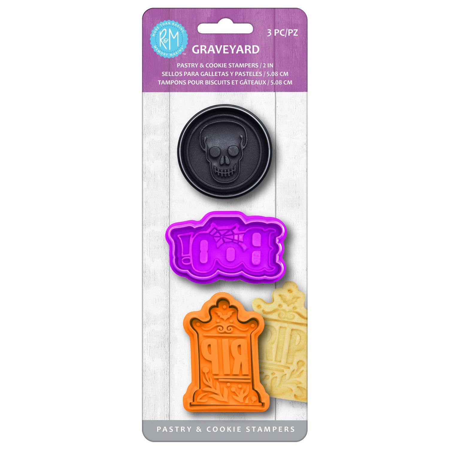Graveyard Pastry &amp; Cookie Stampers Set/3