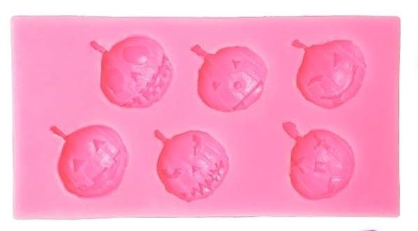 Jack-o-lantern Silicone Mold 6Cav