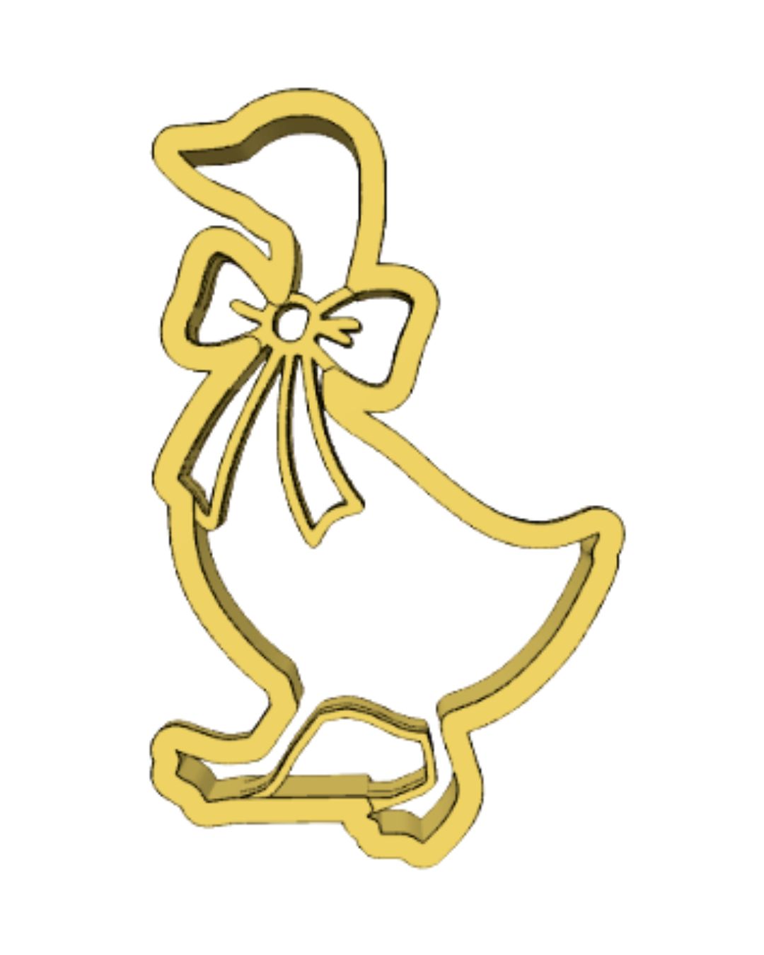 Goose w/Bow Detail Cutter