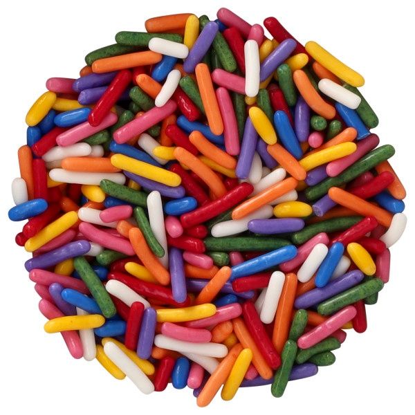Rainbow Jimmies Long MS 3oz