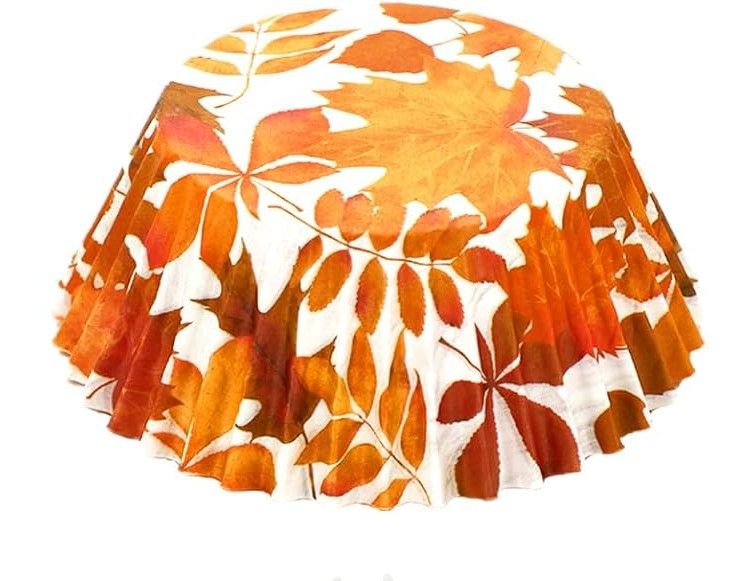 Maple Leaves Baking Cups 25pk