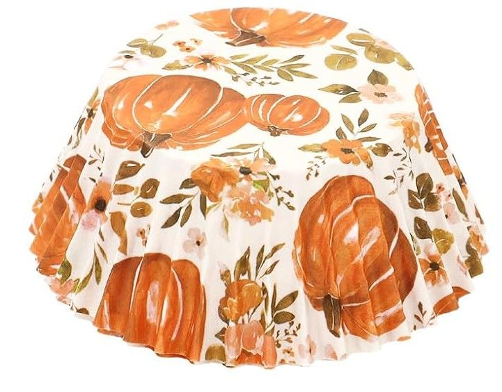 Fall Floral Baking Cups 25 pack