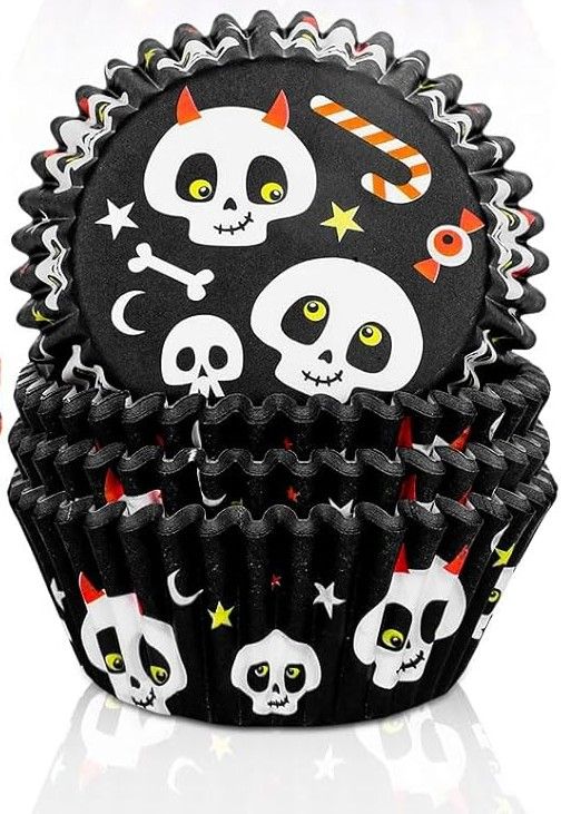 Skulls Baking Cups 25pk