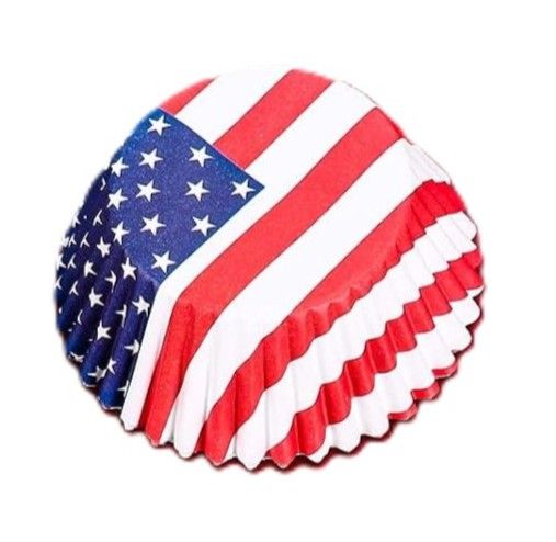 Flag Baking Cups 25pk