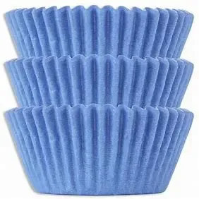 Light Blue Baking Cups apprx 40