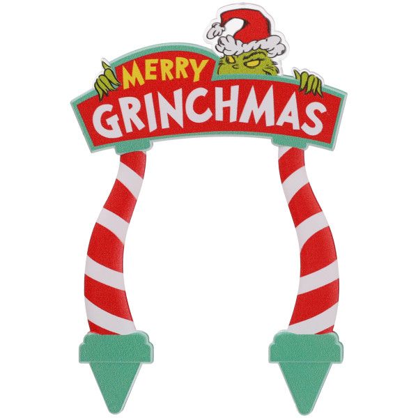 Grinch Banner Layon