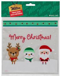 Santa &amp; Friends Resealable Bags/20