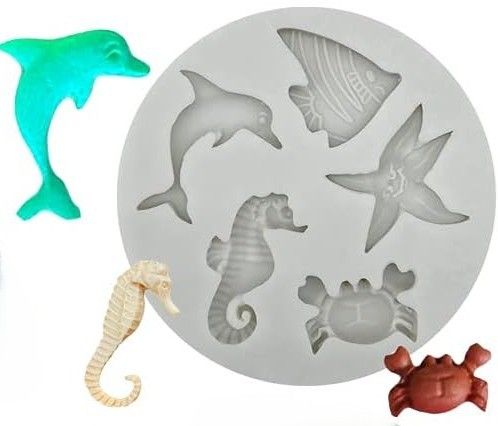 Sea Creatures Mini Silicone Mold