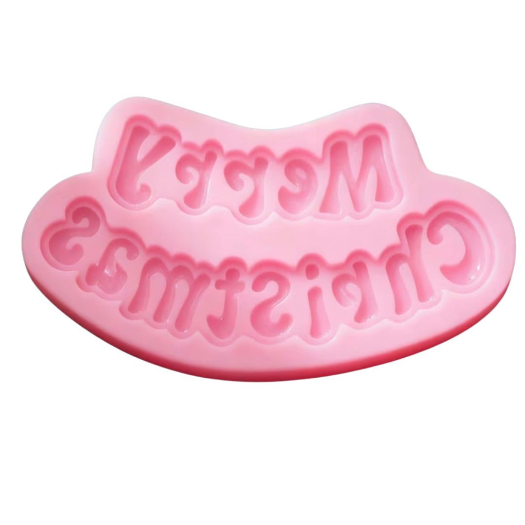 Merry Christmas Silicone Mold