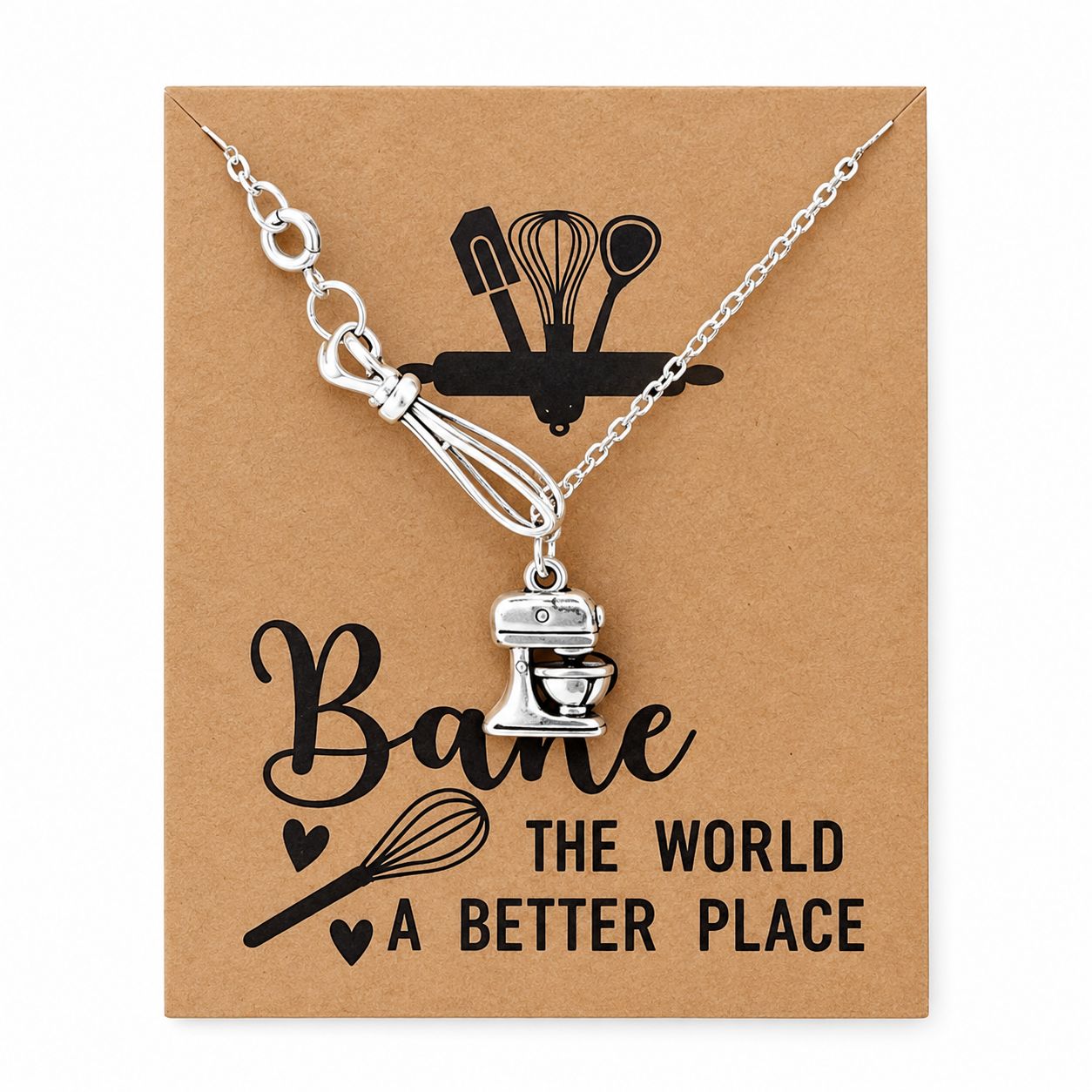Mixer Necklace on Card