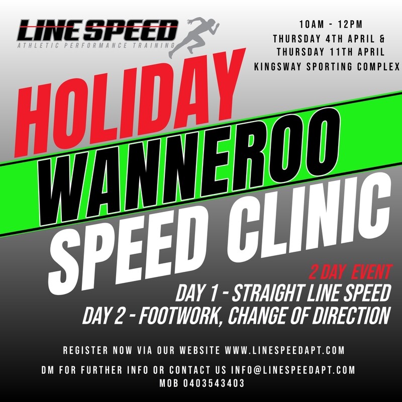 EASTER Holiday SPEED Clinics 2024 - WANNEROO