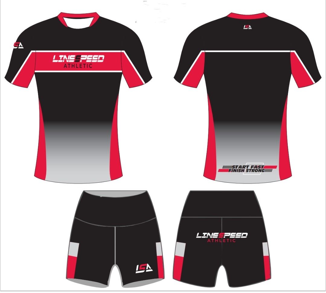 Linespeed Female Standard Athlete - Training top and tight short