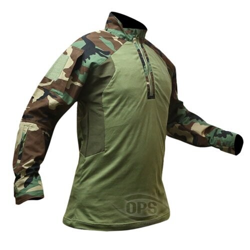 OPS Gen 2 Improved Direct Action Shirt, Colour: M81 Woodland, Size: Small Regular