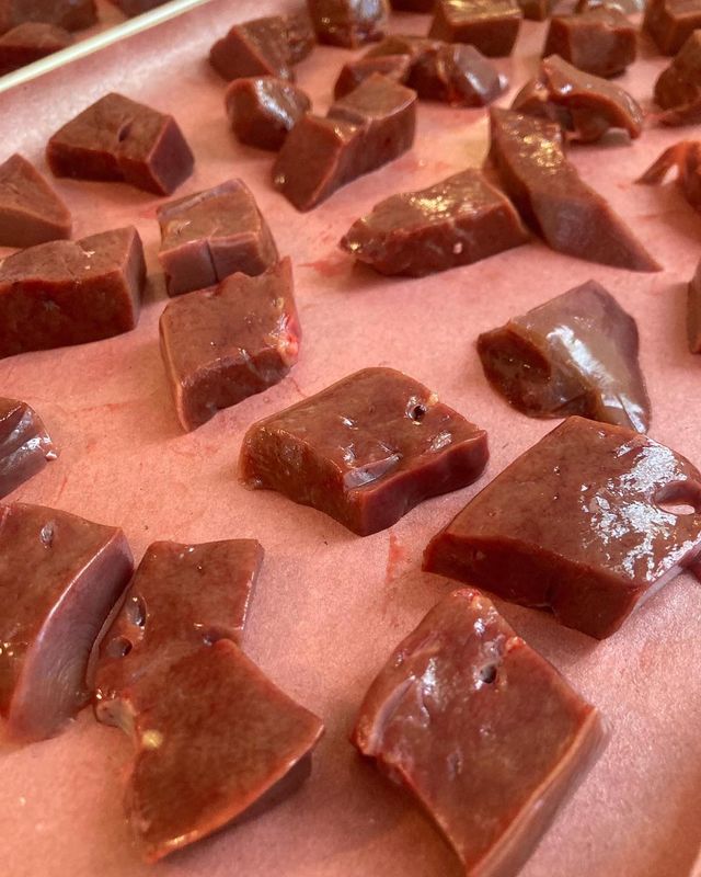 Freeze-Dried Raw Bison Liver Pet Treats