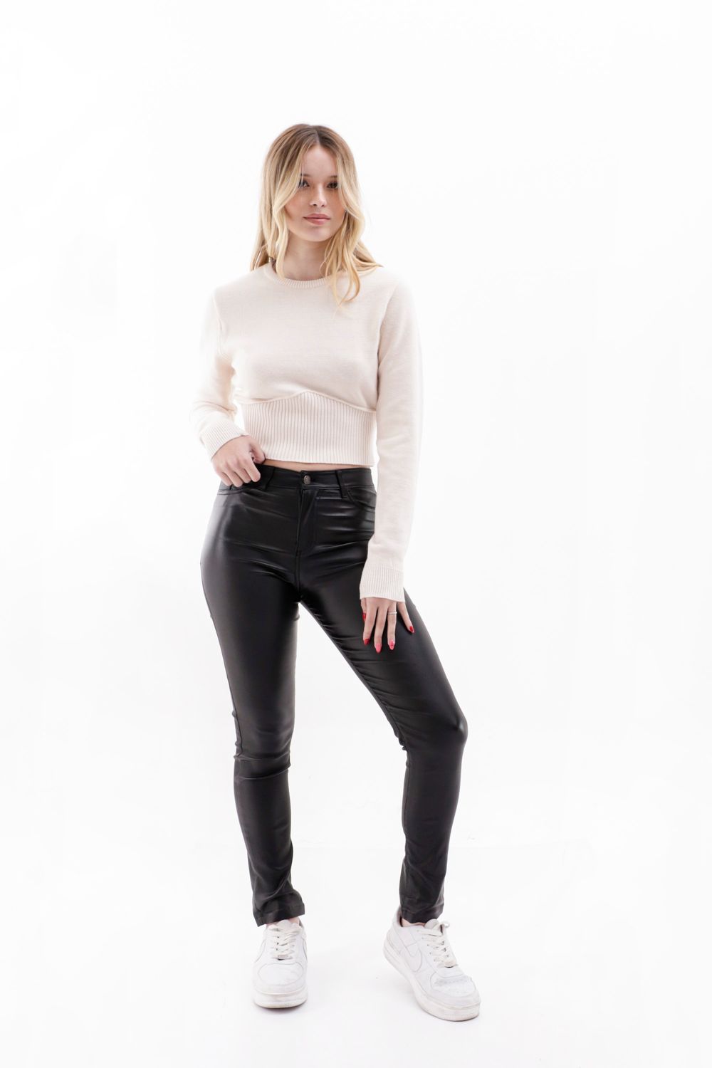 Sweater tipo corset
