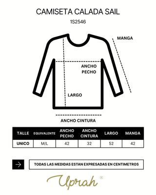 Camiseta calada Sail