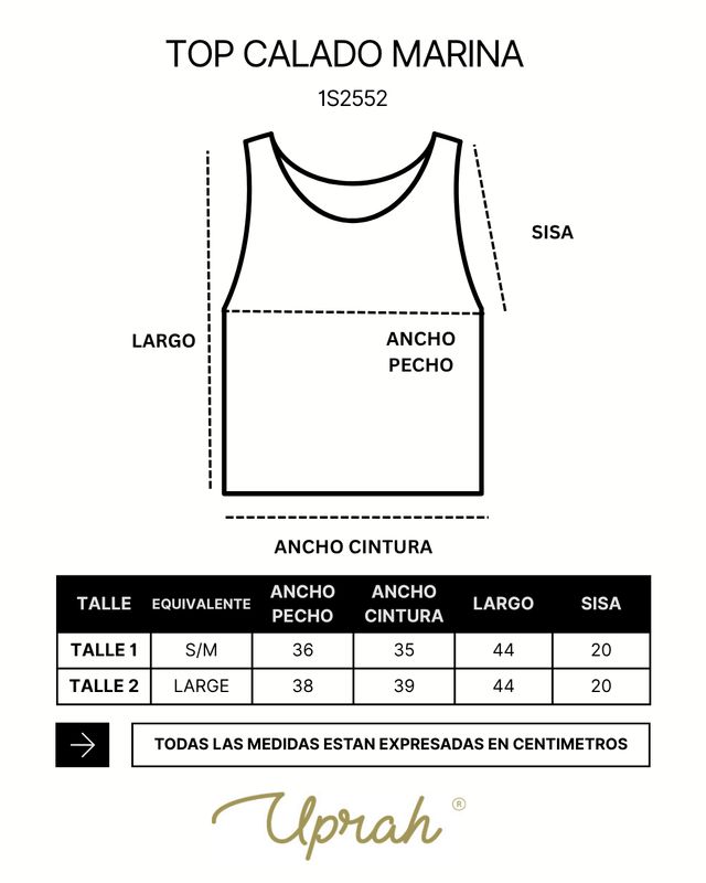 Top calado Marina