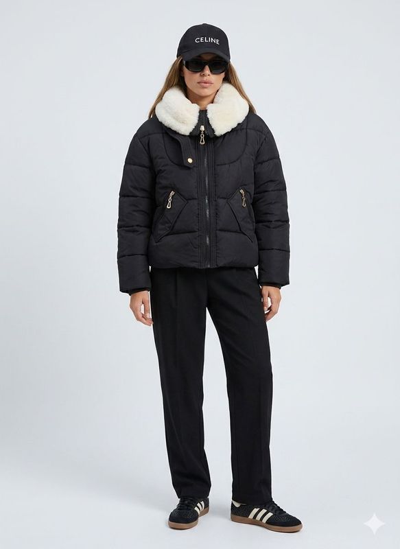 Campera con piel