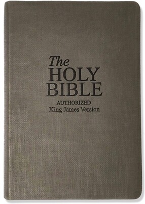 KJV Bible With Mark Finley Study Helps (Grey)