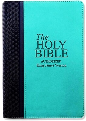 KJV Bible With Mark Finley Study Helps (Blue Duotone)
